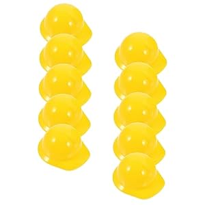 BESTOYARD 10Pcs Caps Pet Bird Helmet Wine Bottle Cap Bird Hat Pet Dog Helmets DIY Helmet Mii Dollhouse Helmet Pet Safety Helmet Pet Hard Hat Pet Helmet Cake Plastic Chick