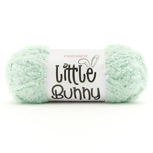 Premier Yarns Little Bunny Yarn Bulky Weight Plush Knitting and Crocheting Yarn 100% Polyester Cotton Candy 3.5 oz 109 yards product thumbnail 13