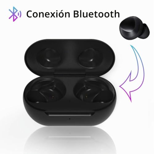 Estuche de carga inalámbrico para Galaxy Buds con base protectora negra de repuesto 4