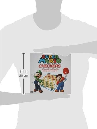 Miniatura 2 de Super Mario Checkers Edición Coleccionista Con Mario y Luigi Damas coleccionables Perfecto para los fans de Mario