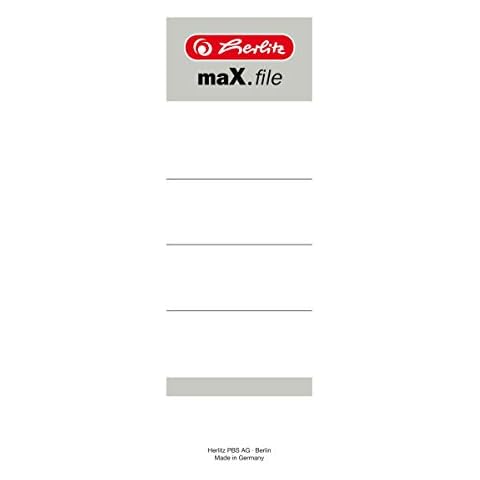 Étiquettes de chemises Herlitz 5966114 Cover