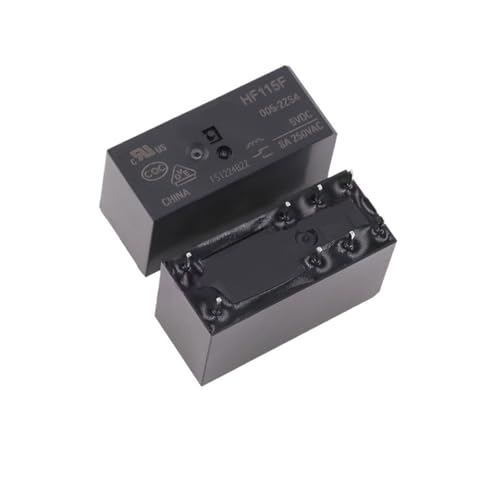Relé JQX-115F 024-2ZS4 DC24V de 8 pines y 8A para circuitos impresos de potencia