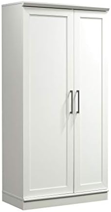 Sauder HomePlus Collection Storage Cabinet, Soft White finish