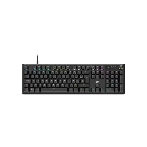 Clavier gamer mécanique - CORSAIR - K70 RGB CORE - Rétroéclairage RGB LED, MX Red, noir Clavier gamer mécanique - CORSAIR - K70 RGB CORE - Rétroéclairage RGB LED, MX Red, noir