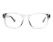 Gucci 0004O 004 Transparent Light Grey Plastic Square Eyeglasses 53mm