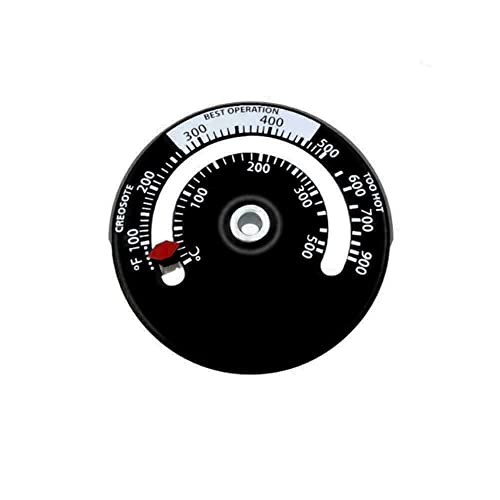 Magnetischer Kaminofen-Holzbrenner-Thermometer Kamintemperatur-Monitor-Messgerät für Rauchrohr-Holzbrenner Cover