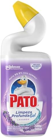 Pato Limpador Sanitário Gel Desinfetante, Lavanda, Limpeza Profun...