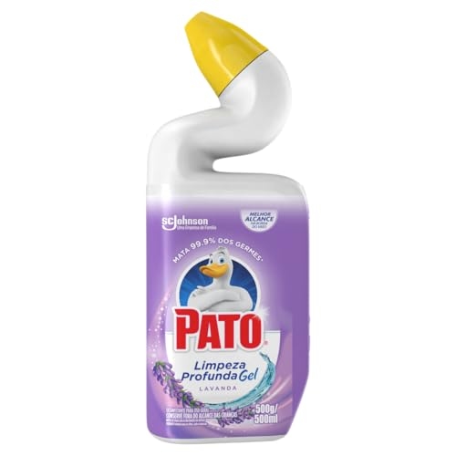 Pato Limpador Sanitário Gel Desinfetante, Lavanda, Limpeza Profunda, 500ml