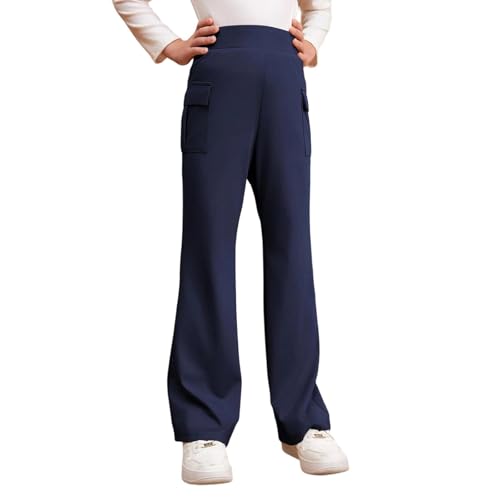 Flare Leggings for Girls, Flare Yoga Pants High Waisted Toddler Kids Youth Elastic Soft Bootcut Pants