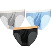[Pazalor] メンズローライズ シームレス 立体構造 下着 3枚セット パンツ 男性のアイスシルクブランド セクシーブリーフ超薄型 速乾性