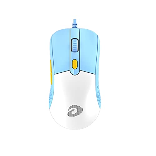 JIE. Mouse KBS Lightweight Mouse E-Game Mouse Wired RGB Mouse Eating Chicken Mouse 75g Lightweight Applicable to PC/Laptop Desktop Compatible with Vista / Windows7,8,10 / Mac (Color : Color Matching)