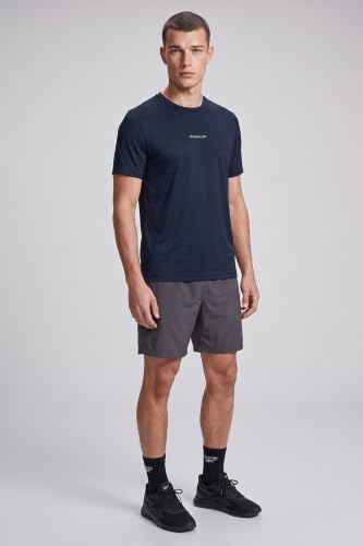 Image of Reebok Men's Polyester Gym T-Shirt - Quick Dry Moisture Wicking Sports T-Shirt for Men | Workout Running Training Tshirt for Men | Half Sleeve Active Tee