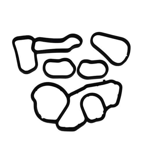 HNJFXCRO Rubber Oil Filter Housing Gasket Seal Set 5PCS 11427625484 11427625485 11427625486 Compatible With F20 F21 F30 F31 F35