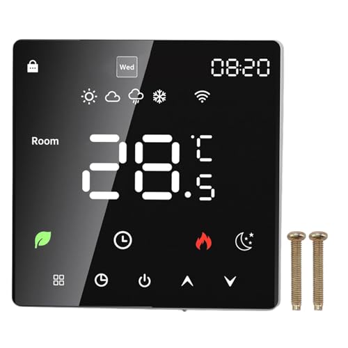 Thermostat de chauffage électrique Jeffergarden programmable tactile avec écran LCD - 6