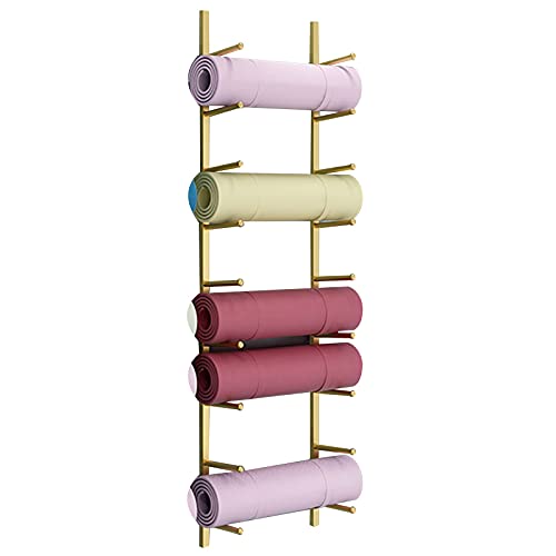 Support tapis de yoga pour organiser votre coin fitness à la maison ou au garage