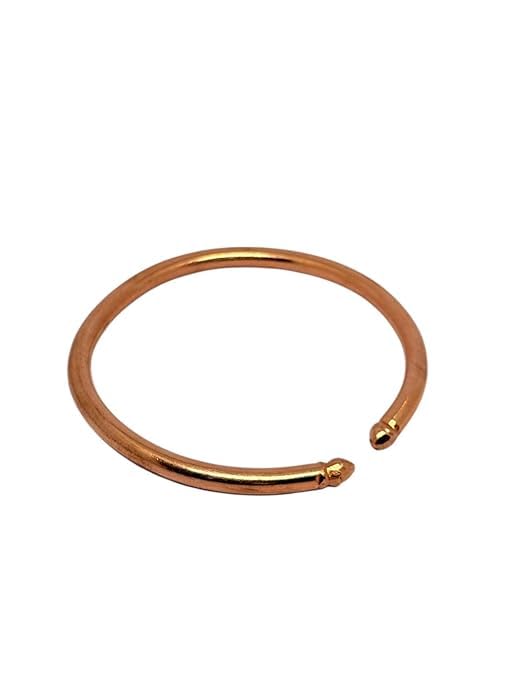 Pure Copper Kada Bracelet for Men & Women, Adjustable Unisex Bangle, Wellness & Fashion-image-24