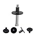 4Pcs Black Plastic Cymbal Sleeves Drum Cymbal Stand Sleeve Replacement Cymbals Tube Holder Drums Percussion Accessories