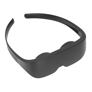 AR Glasses, 4K HD Screen Smart 3D VR Glasses, Adjustable Interpupillary Distance and Focal Length Rechargeable Video Display Glasses 2.4G 5G Dual Band Virtual Reality Glasses