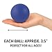 Liberty Imports 6 PCS Replacement Trackball Sport Chuck and Catch Ball Lacrosse Plastic Lightweight Balls Toy for Classic Outdoor Launch Games