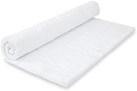 Nutec MaxWool Ceramic Fiber Insulating Blanket, 1/2" x 24" x 25", High Temperature 2400F, Durable, Lightweight, 8# Density