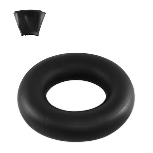 HOMASIS LKW Snow Tube Rutschreifen Snowtube Snow-Tube Bob Ø 93cm groß 1 5 mm dick bis 80 kg Aufblasbarer Schneereifen Schneeschlitten Schlitten Bob Rodel Reifen Rodelreifen für Erwachsene & Kinder