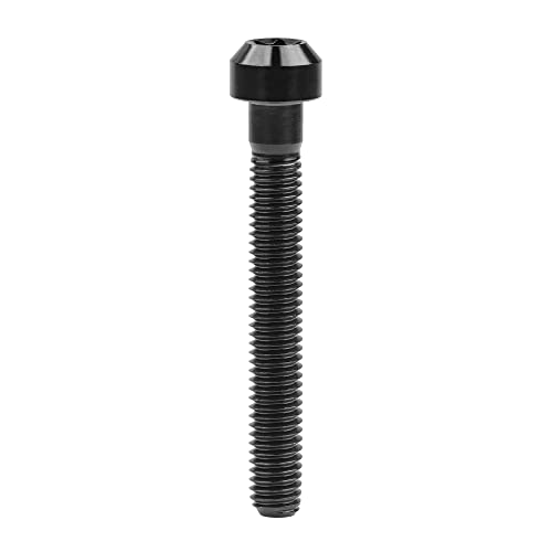 Image of Titanium Torx Square Head M6 x 10 15 20 25 30 35 40 45 50 60 65 70 80mm Screw Pack of 5 (Black, M6x45mm)
