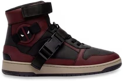 Themed Utility Suit High Top Sneakers, Canvas and Microsuede Upper, TPR Sole, Casual Wear Orange