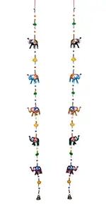 Ranjesh Enterprises Decorative Paper Mache Elephant Door Hanging