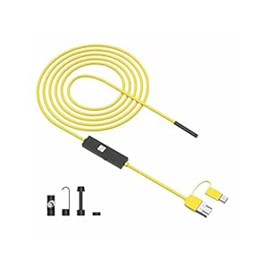 Borescopen 5,5 mm micro-USB-camera, 3-in-1 Android mobiele telefoon USB-endoscoop, auto-industrie pijpborescope, IP67…