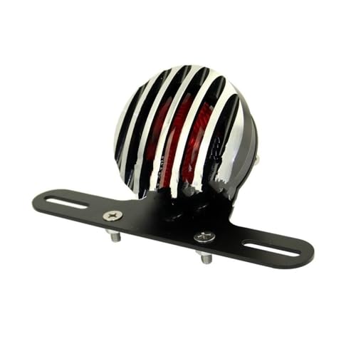Feu arrière de calandre moto rétro LED 12V : sécurisez votre bobber avec élégance