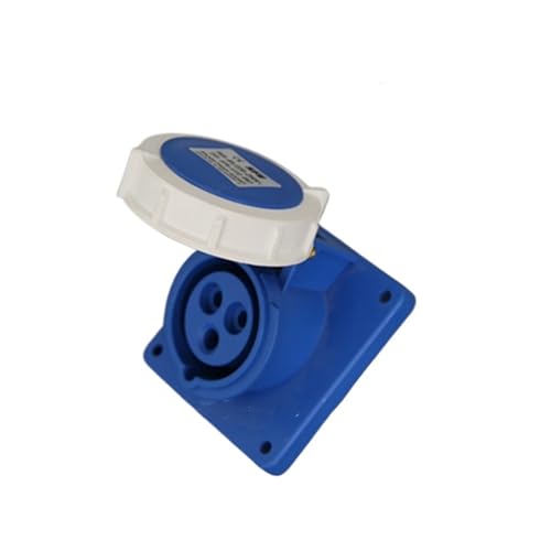 Prise inclinée dissimulée robuste IP67 16A SFN-4132 en polymère haute résistance 2P+E