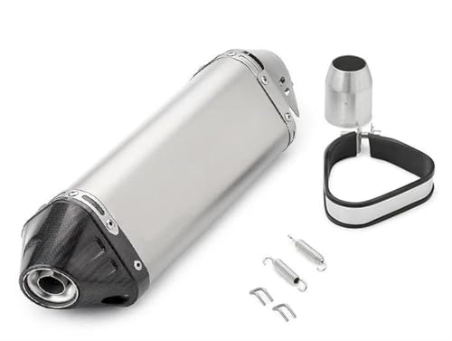 Silencieux d'échappement 51mm carbone type C réduction de poids