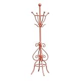 MagiDeal Appendiabiti in Miniatura Appendiabiti Miniatura Guardaroba Miniatura Struttura Solida E Dettagli a Adatto per Camere Delle Bambole Scene OB11, Rosa