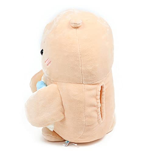 Amazon.co.jp: しろたん らっこいぬ パペぐるみ 44cm 両手用 パペット