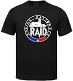 Clothes Raid French Police Anti Terrorism Unit GIGN Mens T Shirt Cotton Unisex Black Tee Tops L