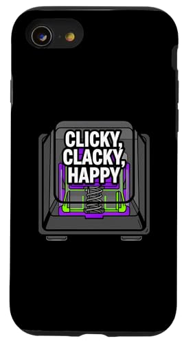 Mechanical Keyboard Custom Switch Clicky Clacky Happy �X�}�z�P�[�X iPhone SE (2020) / 7 / 8 �p