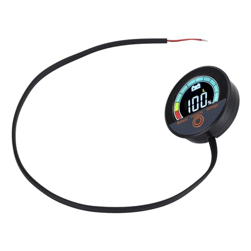 Elprico バッテリー容量電圧計LCDカラーディスプレイオートバイ用電気自転車リチウムLFPハンドルバーマウント