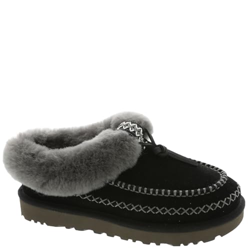 UGG Women's Tasman Alpine Slipper, Black, 8