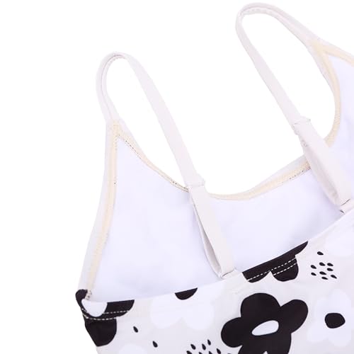 LIZENS One Piece Cut Out Swimsuit for Girls Swimwear with Ruffled Children Purple Bathing Suit4