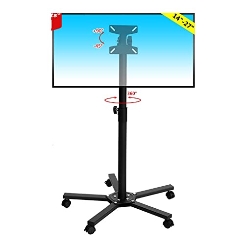Soporte móvil para TV de 23 a 60 pulgadas ajustable en altura miniatura 1
