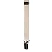 CTM Elastic .75 Inch Wide Undergarment Clip-End Suspenders, Beige