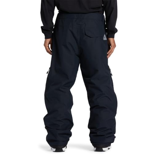 DC Shoes Men's Shell Snowboard Pants - Squadron 30K Pant | Black, Medium