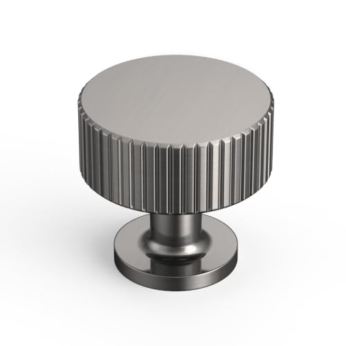 Asidrama 15 Pack Brushed Black Nickel Kitchen Cabinet Knobs