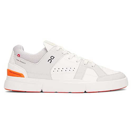 ON Mens The Roger Clubhouse Synthetic Leather Frost Flame Trainers 11.5 US