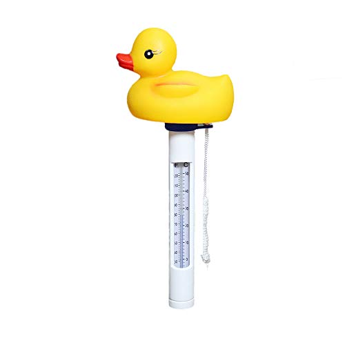 Daveyspa Floating Pool Thermometer, Shatter Resistant, for Outdoor & Indoor Swimming Pools, Spas, Hot Tubs, Jacuzzis & Aquariums (Duck)