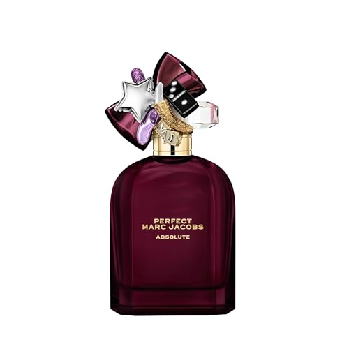 Marc Jacobs Perfect Absolute Eau de Parfum – Ambery Women's Perfume – With Notes Caramelized Fig Accord, Jasmine Absolu & Rich Amber Accord – 3.3oz