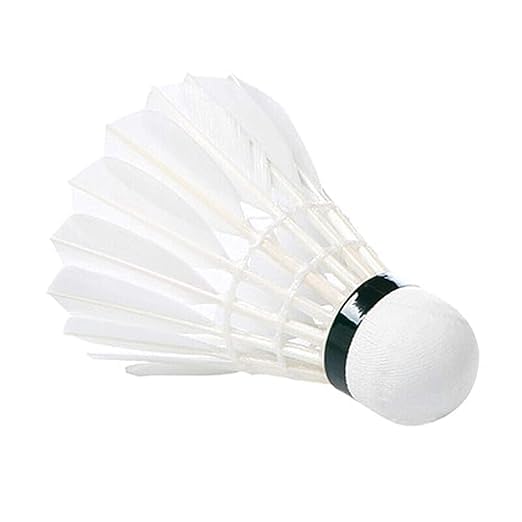 Professional Badminton Feather Shuttlecock Pack of 5 Pcs-image-11
