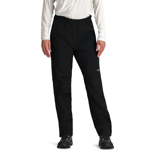 Outdoor Research Women's Stratoburst Stretch Rain Pants, Black, S