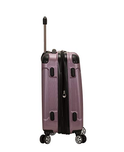 Image of Rockland London Hardside Spinner Wheel Luggage, Pink, 3-Piece Set (20 /24 /28)