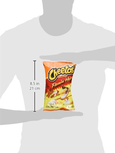 Cheetos Cheese Crunchy FLAMMIN' HOT!!!!! (Made With Real Cheese) (3.25 Oz. XX-large - 7 Pack) (23 Oz. In All)